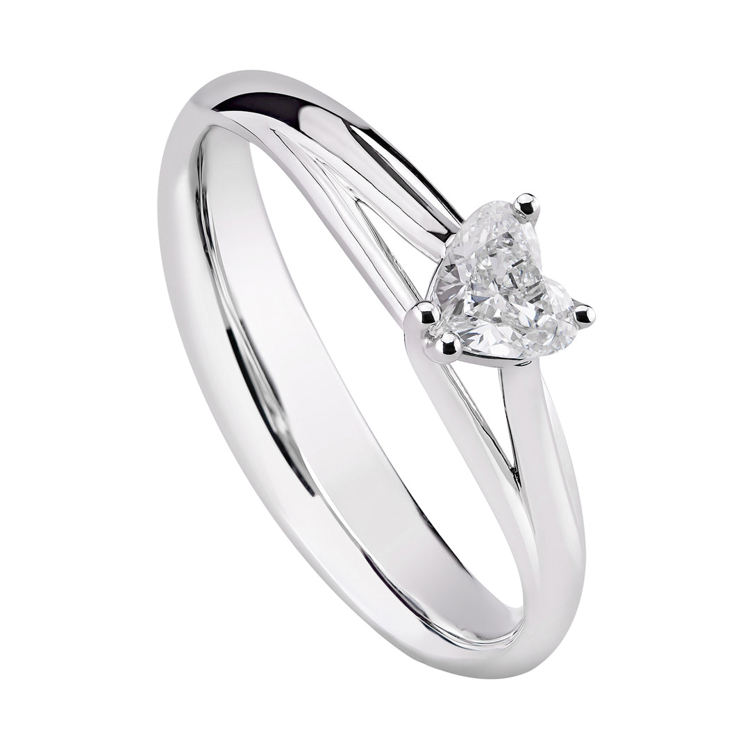 Anillo Golay corazón y contorno APU166DI-17164110055