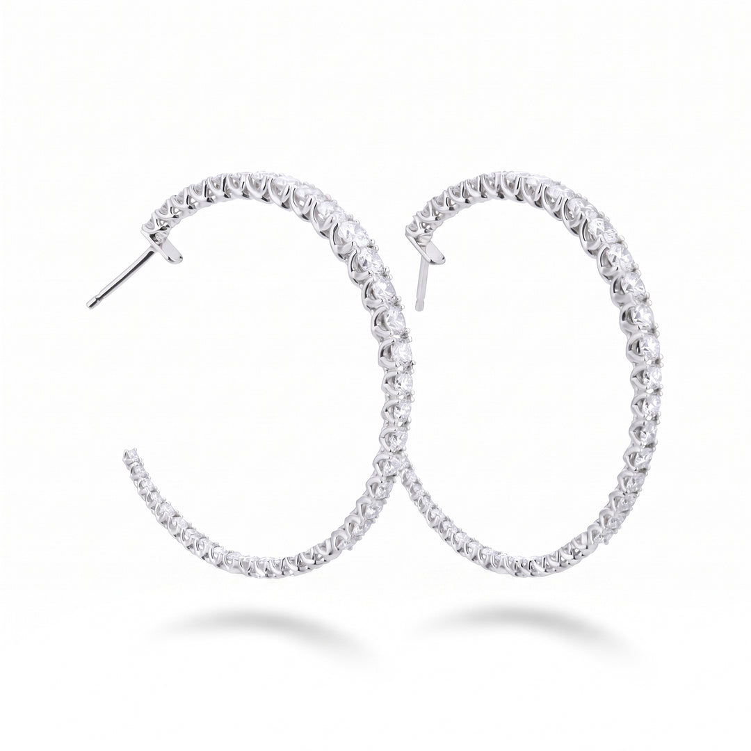 X-Diamond ou laboratório de 18kt g.d. total c.t. 3,97, jantar. 0,14 quilates x2 TXDOBTRES002O4BI397