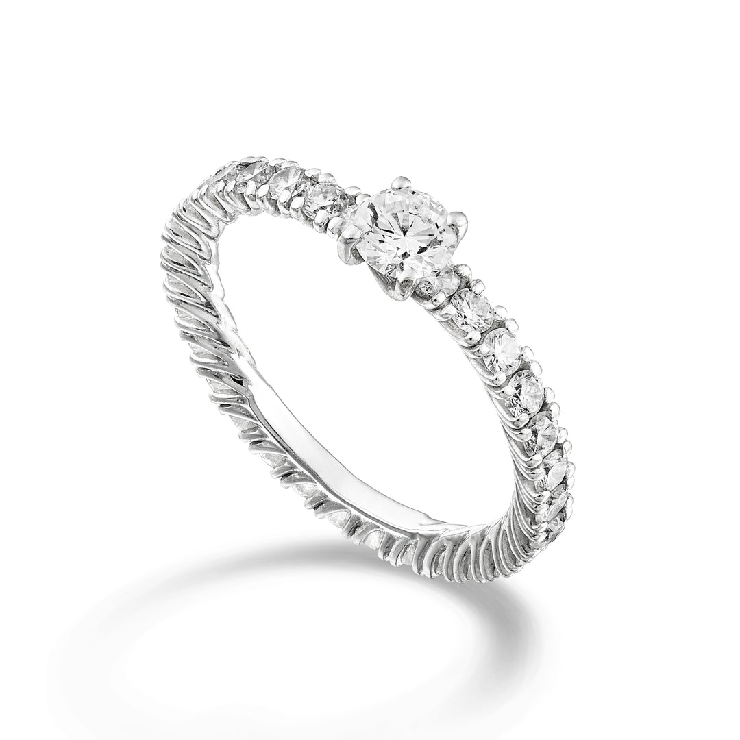 World Diamond Group anello eternity lineare con cen da 0,32ct ABRIN1460-24012110071