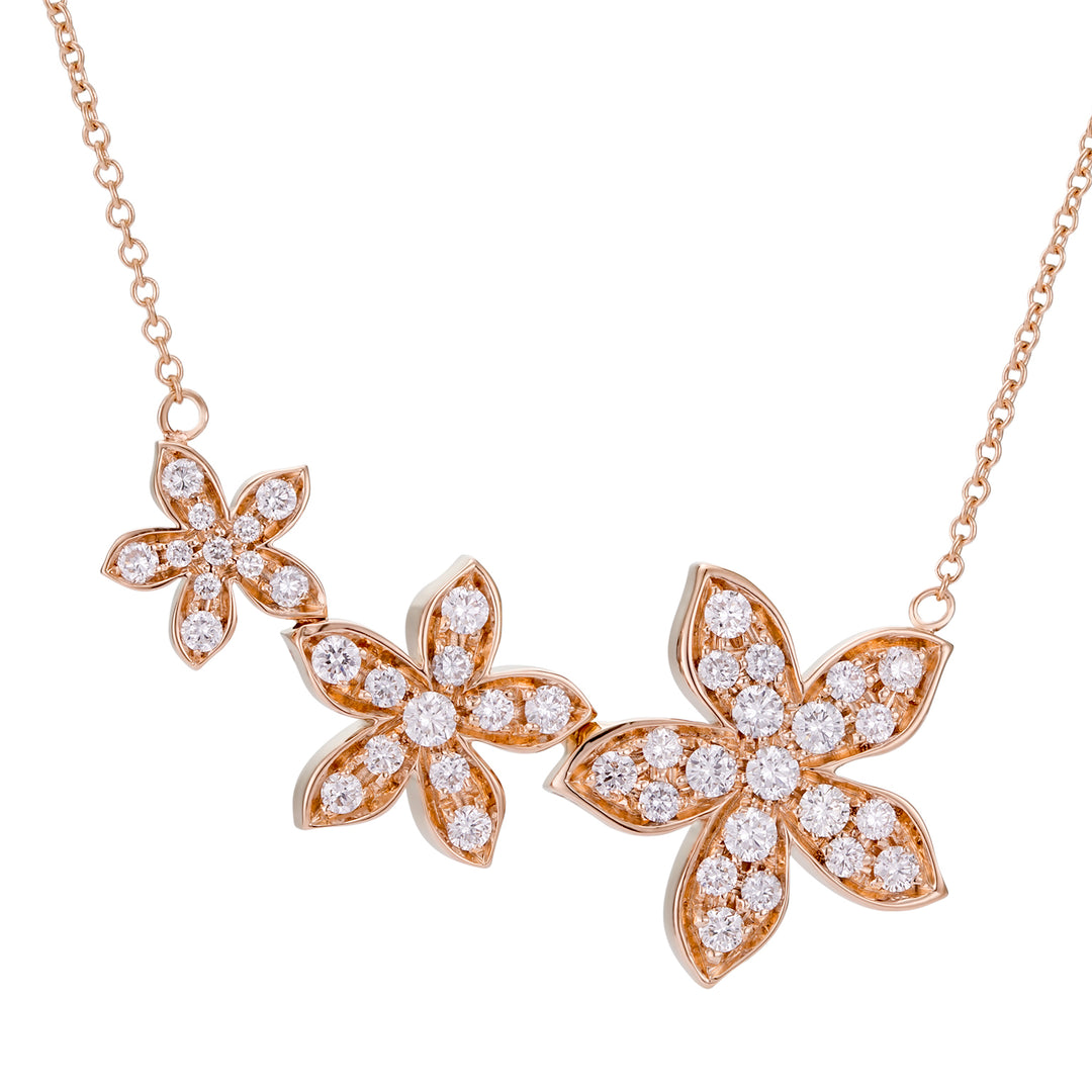 Golay collana anthea 3 fiori sviluppo orizzontale PPV021DI1-18136110299