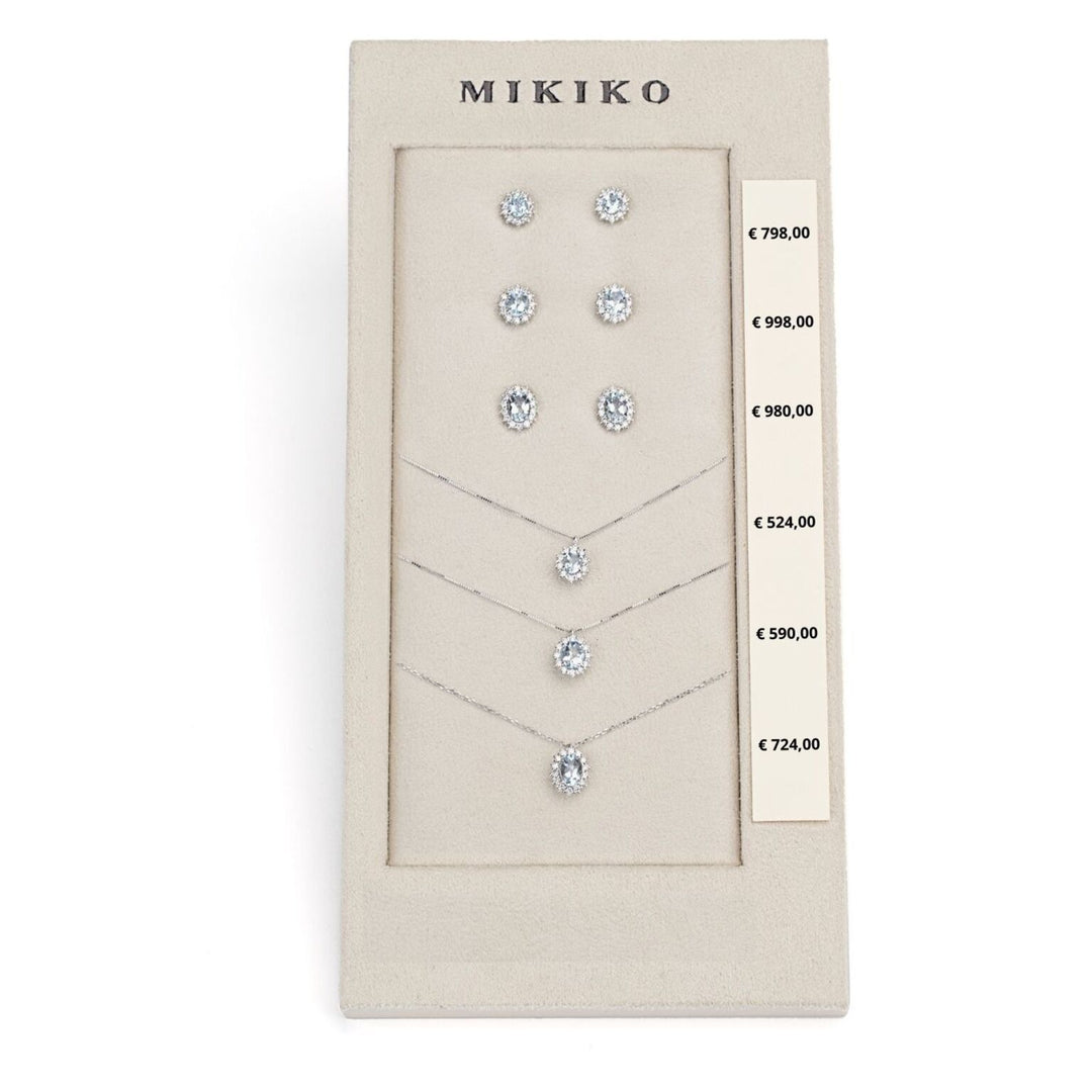 Mikiko pakke cl 5125/5126/5086 + eller 5103/5104/5068 18kt oval 4x3/5x4/6x4 akvamarin M.LIGHTBOX.33