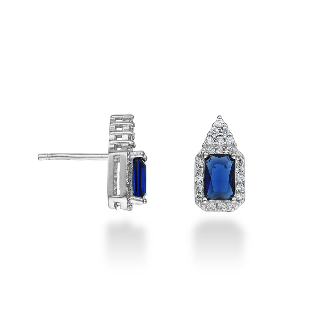 Mikiko eller ag925 gem swarovski vit och blå MO7597A4BLU0000
