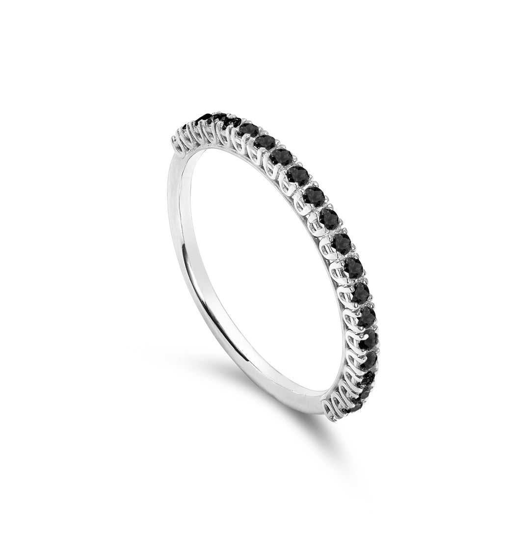 Mikiko și 18k ct.0,25 diam black MA5088O4BR025BKRN
