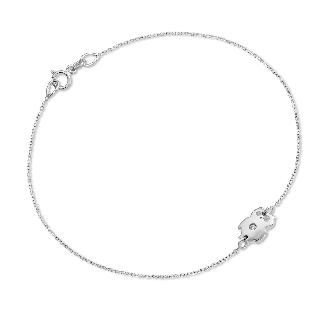 Mikiko br 18k ugle 0,01 ct hvitt gull MB5044O4BR001