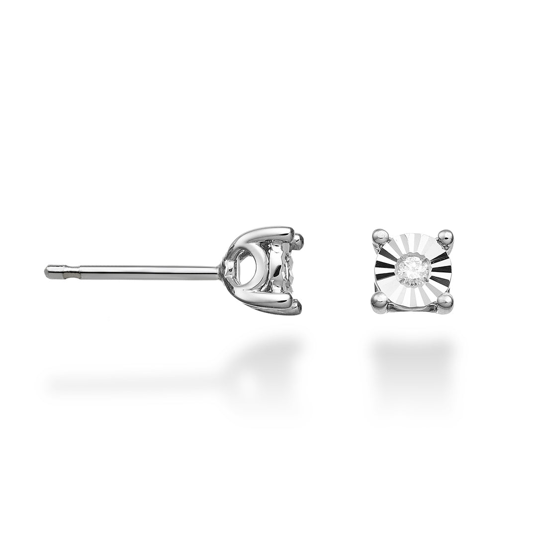 Mikiko eller 18k ct.0,06 størrelse 5 MO5091O4BR004-5