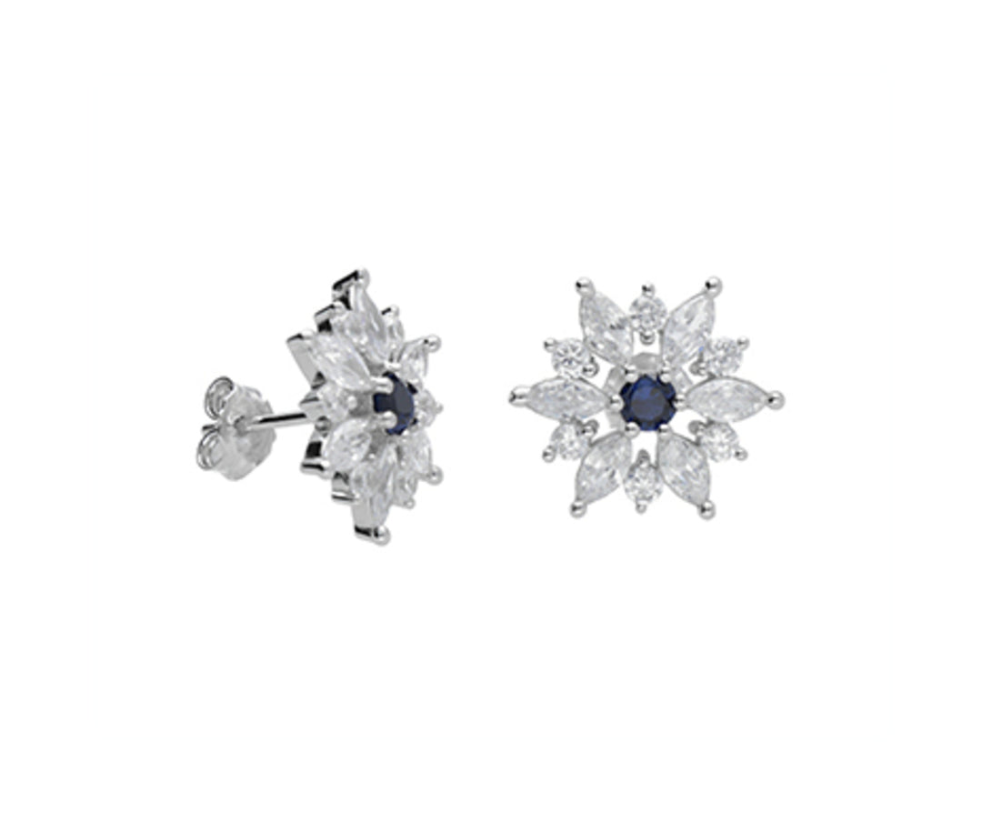 Nihama tai ag925 helmi swarovski valkoinen ja sininen NO7619A4BLU0000