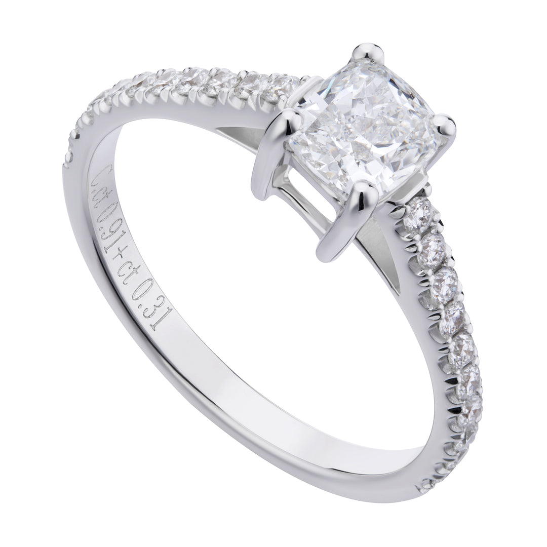 Golay-ring met kussendiamant 0,92 ct APU300DI-19023110002