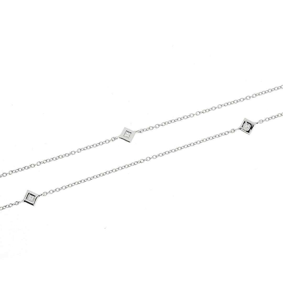 Gargantilha pequena princesa Golay 11 tachas 80 cm GNETIPRP-13134110001