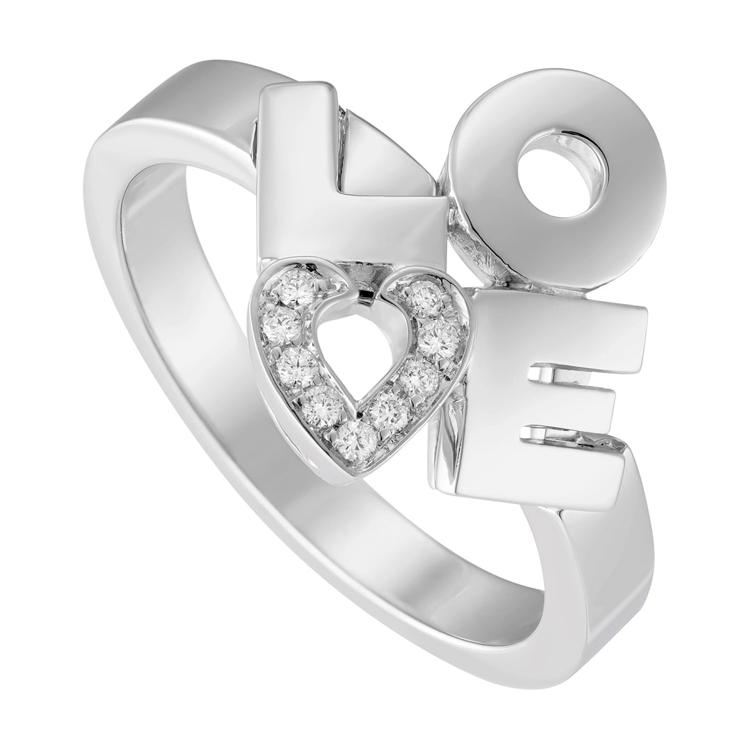 Golay forever ring skriven "kärlek" 0,05 ct ALV004DI-18134000022