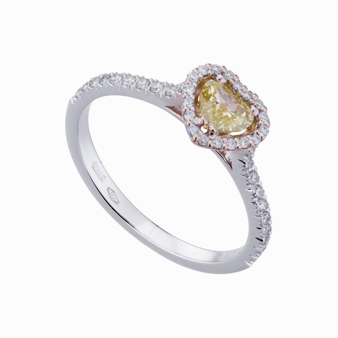 Golay fancy hartjesring met contour en verzonken schacht ACT006DIFY-22133110044