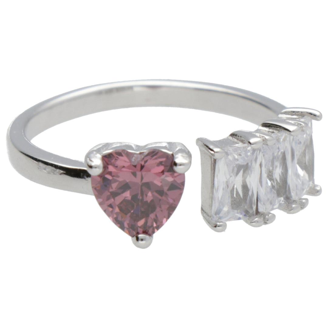 Nihama an ag925 gem swarovski alb și roz NA7196A4ROSA000