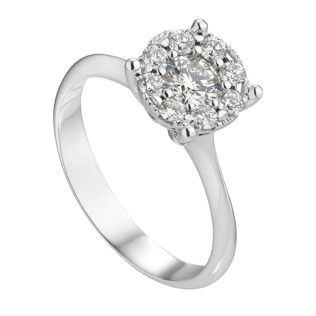 Golay ring cirkel av ljus cen 0,19 ct AGICE02-24271110008