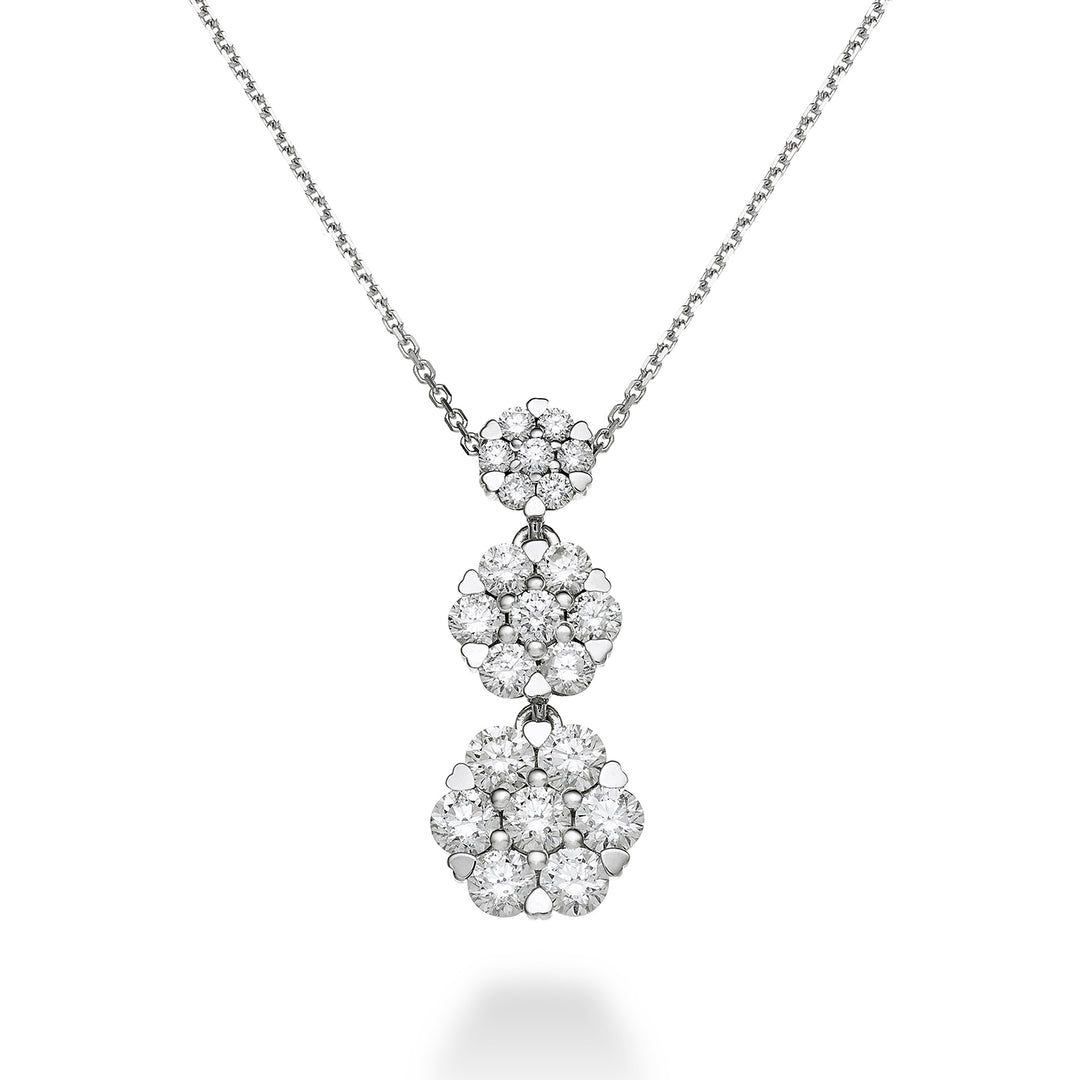 World Diamond Group 3 anheng med flere rammer. skalar ct. 1.0 GTMS301D100-23018110101