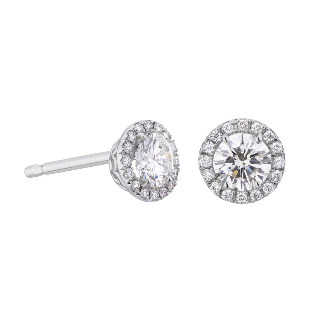 월드 다이아몬드 그룹 솔리테어 센트 귀걸이 0.25ct 다이아몬드 아웃라인 OCT008DI25PT-25167110069