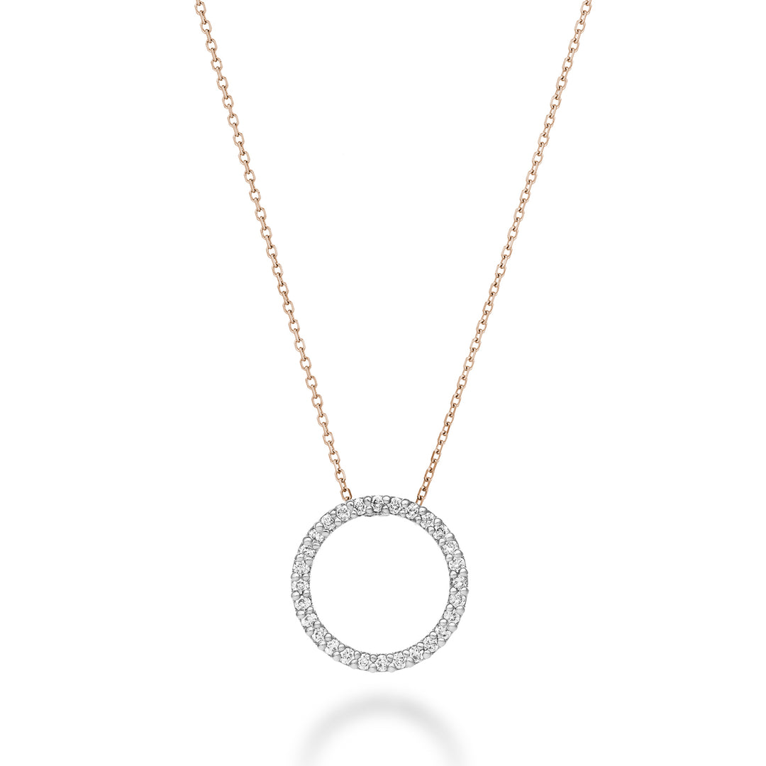 Golay cl 18k διαμάντια σε σχήμα κύκλου γεωμετρίας 0,16 ct λευκόχρυσο cat.rose GPFCERDIO7