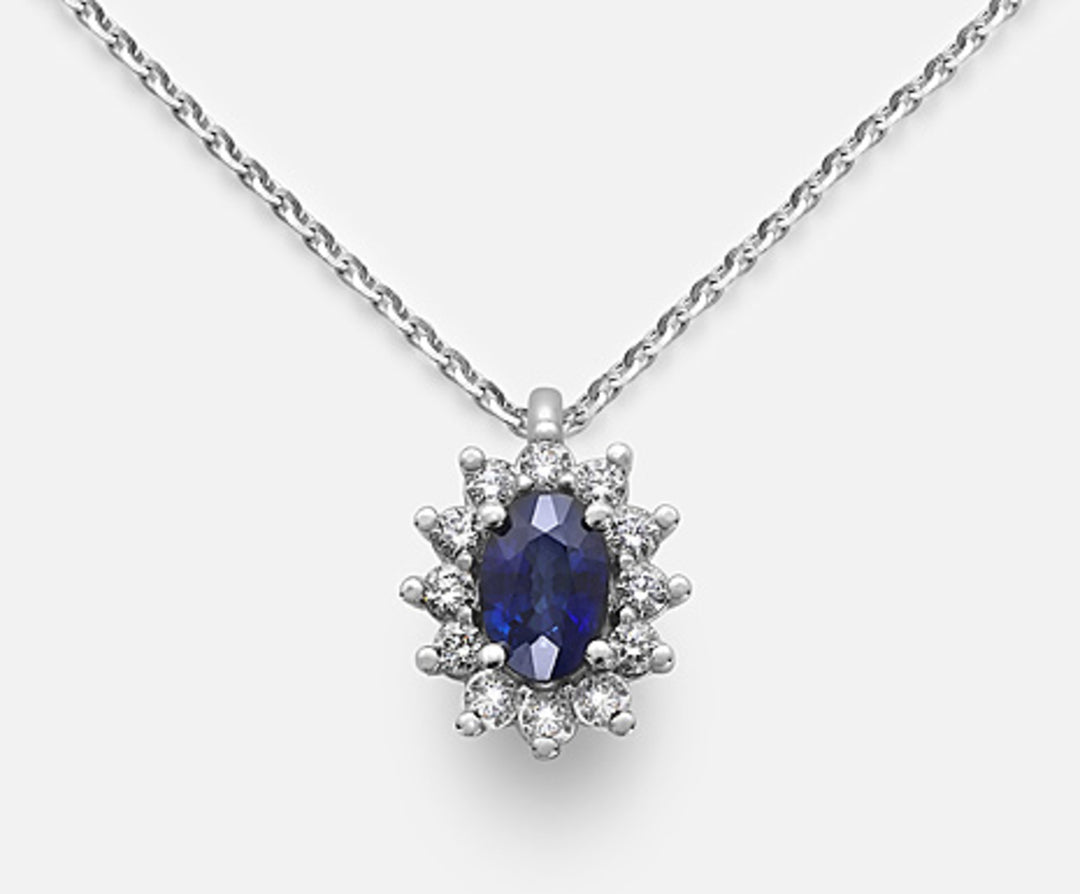 Mikiko cl 18k οβάλ ζαφείρι 6x4 ct.0,40 διαστ. 0,23 ct MD5047O4ZFD
