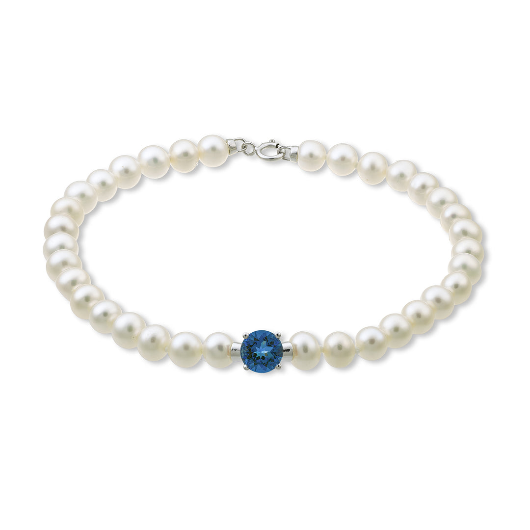 Mikiko br 18k fw 5-5,5 Londoner Blautopas 6 ct.0,99 Federring MB1018O4TPBL50