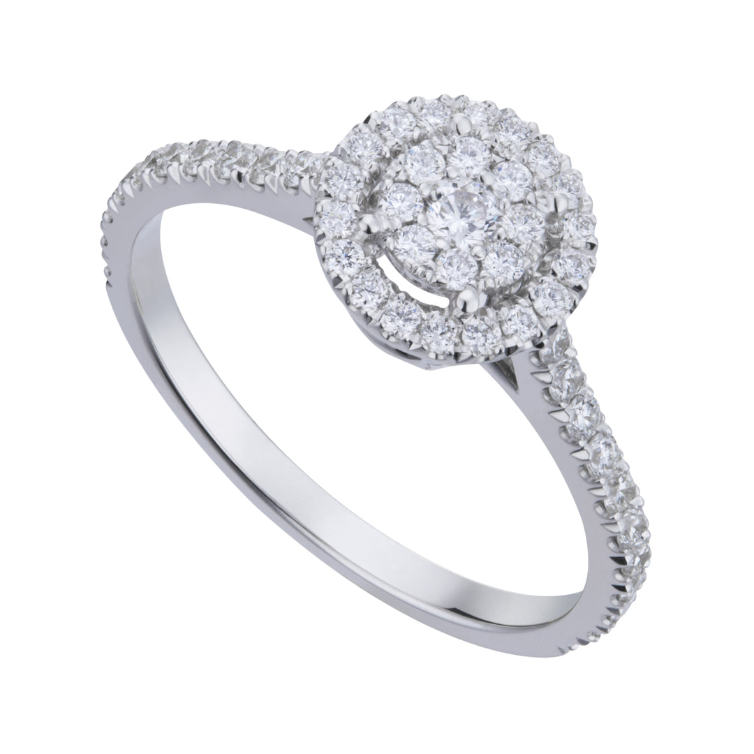 Golay cen ring 0.10 ct with contour and recessed shank ACT014DI2-22196110013