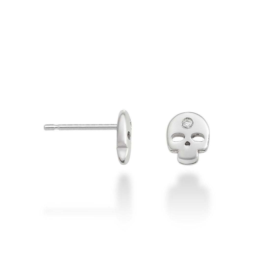 Mikiko ou crâne 18 carats 0,02 ct or blanc MO5115O4BR002