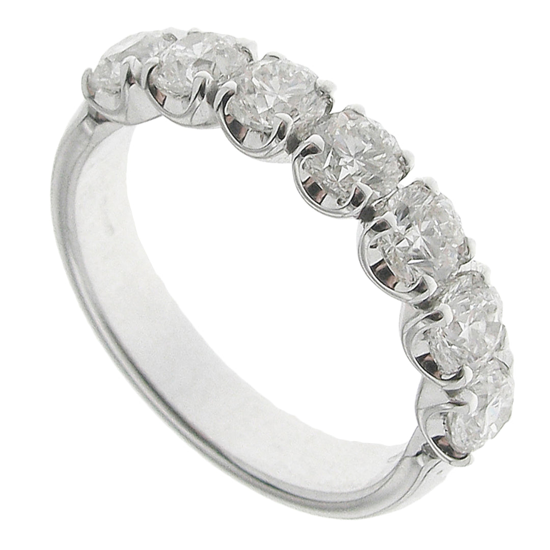 Bague riviera linéaire Golay 7 pierres total 2,10 ct AFP1231-25149110166