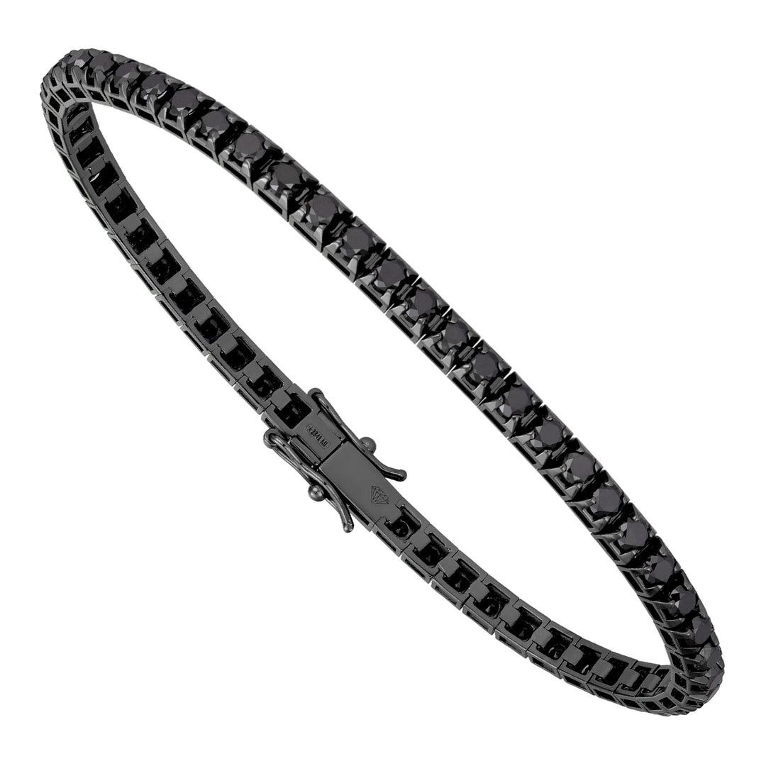 Golay tennis black diamonds square bezel ct. 5.00 BTQ060BK18-21341110033