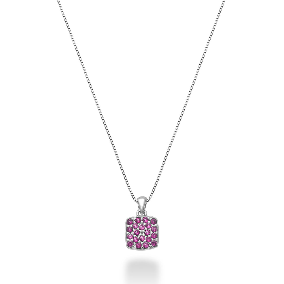 Mikiko cl 18k rubi quadrado 0,12 ct MD5164O4RBR