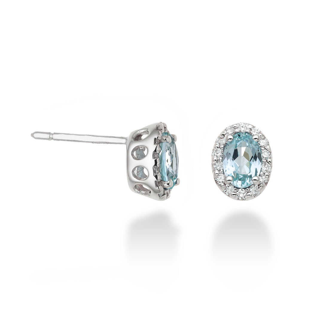Mikiko nebo 18k paraiba turmalín ovál 6x4 ct.1,40 dia ct.0,18 MO5038O4PAR