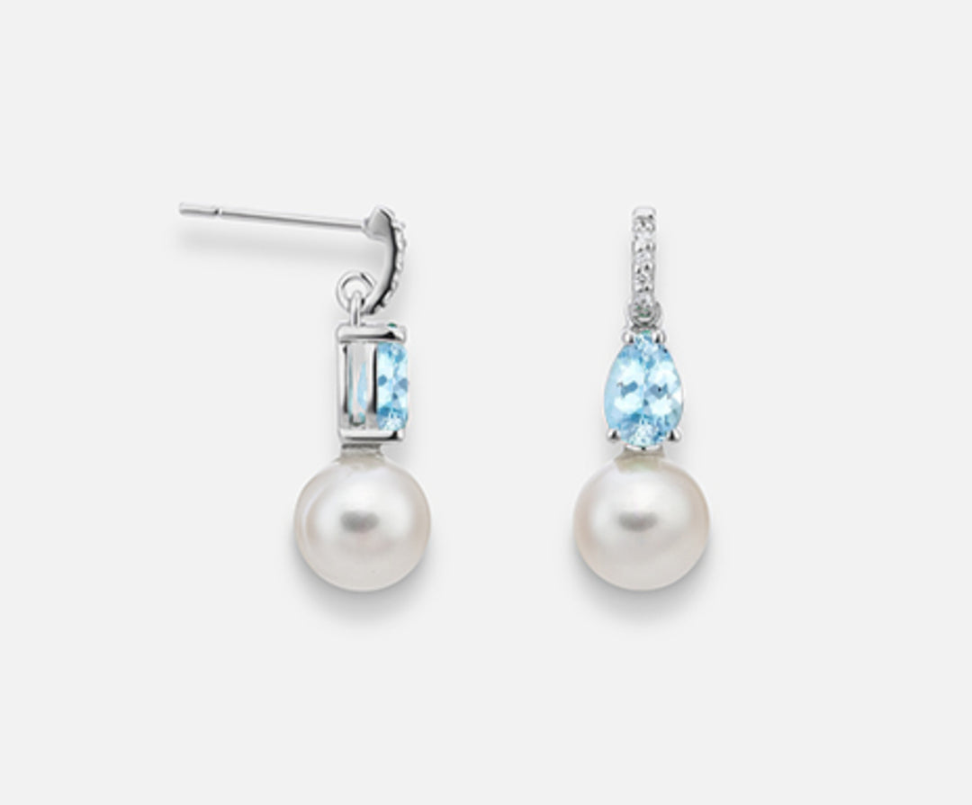 Nihama veya 18k fw 7,5/8 aquamrina drop 6x4 ct.0,60 dia ct.0,03 NO1528O4FABI075-AM