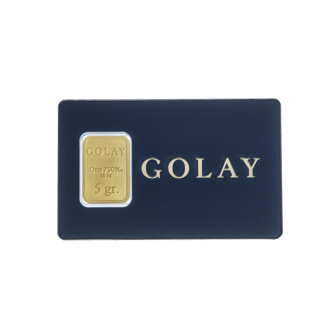 بلستر جولاي سبيكة ذهب 18 قيراط 5 جرام، في بلاكسجلاس جولاي BLTGOLD5G_GO