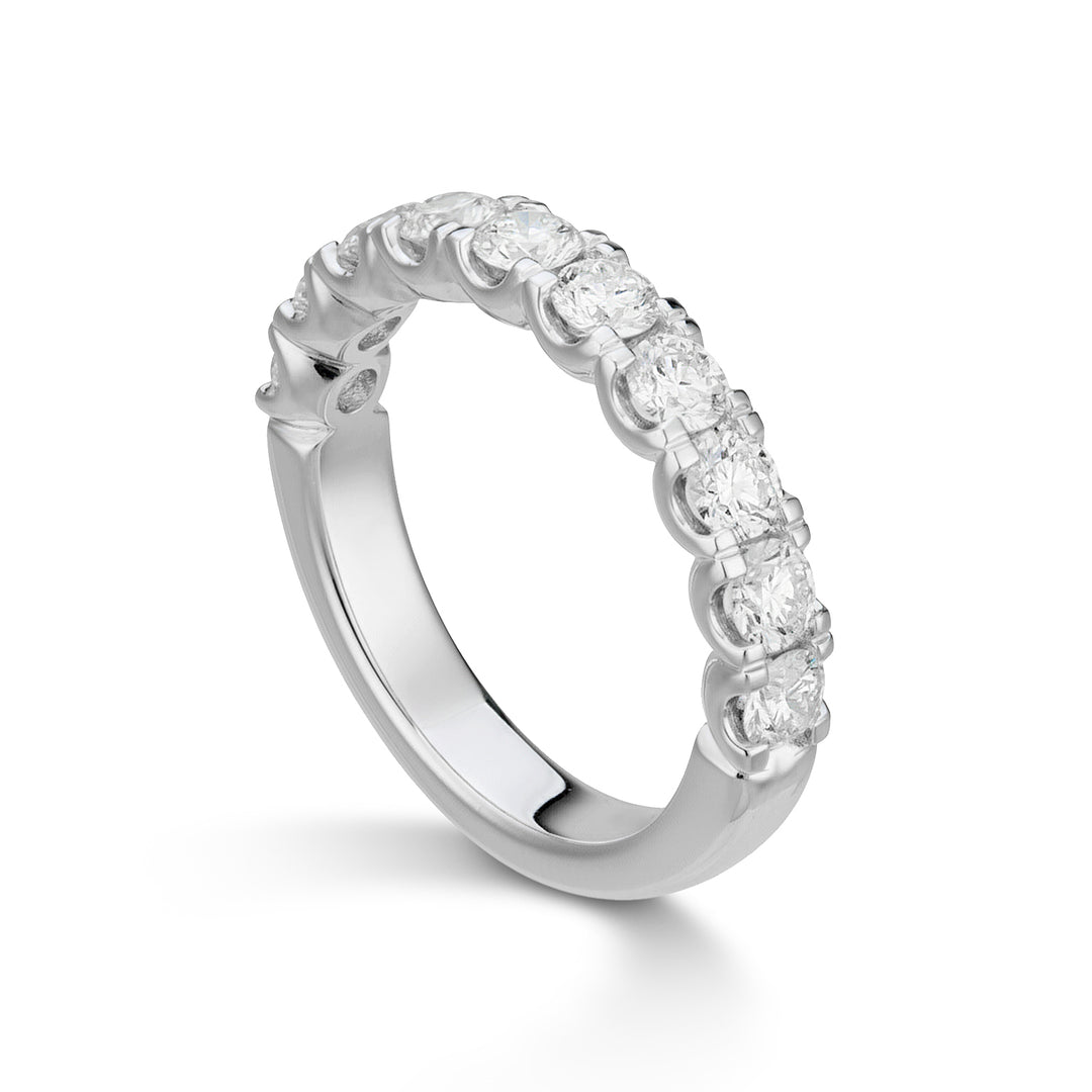 Golay půlkulatý diamantový prsten 0,22ct každý. AFP766MG022D-14-25309110100