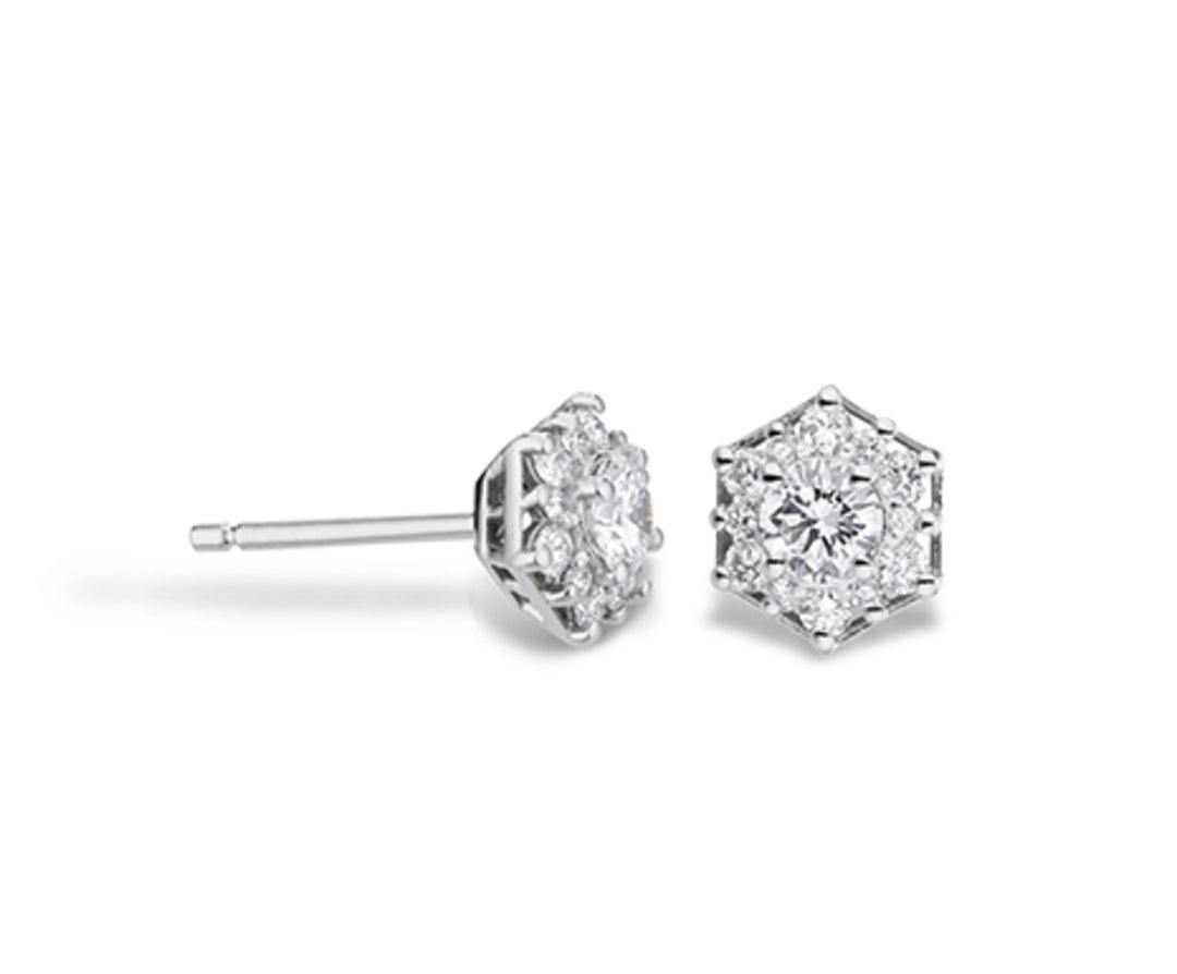 X-Diamond ou laboratoire 18 carats g.d. 0,30 ct + 0,24 ct LXDOR009O4BI054