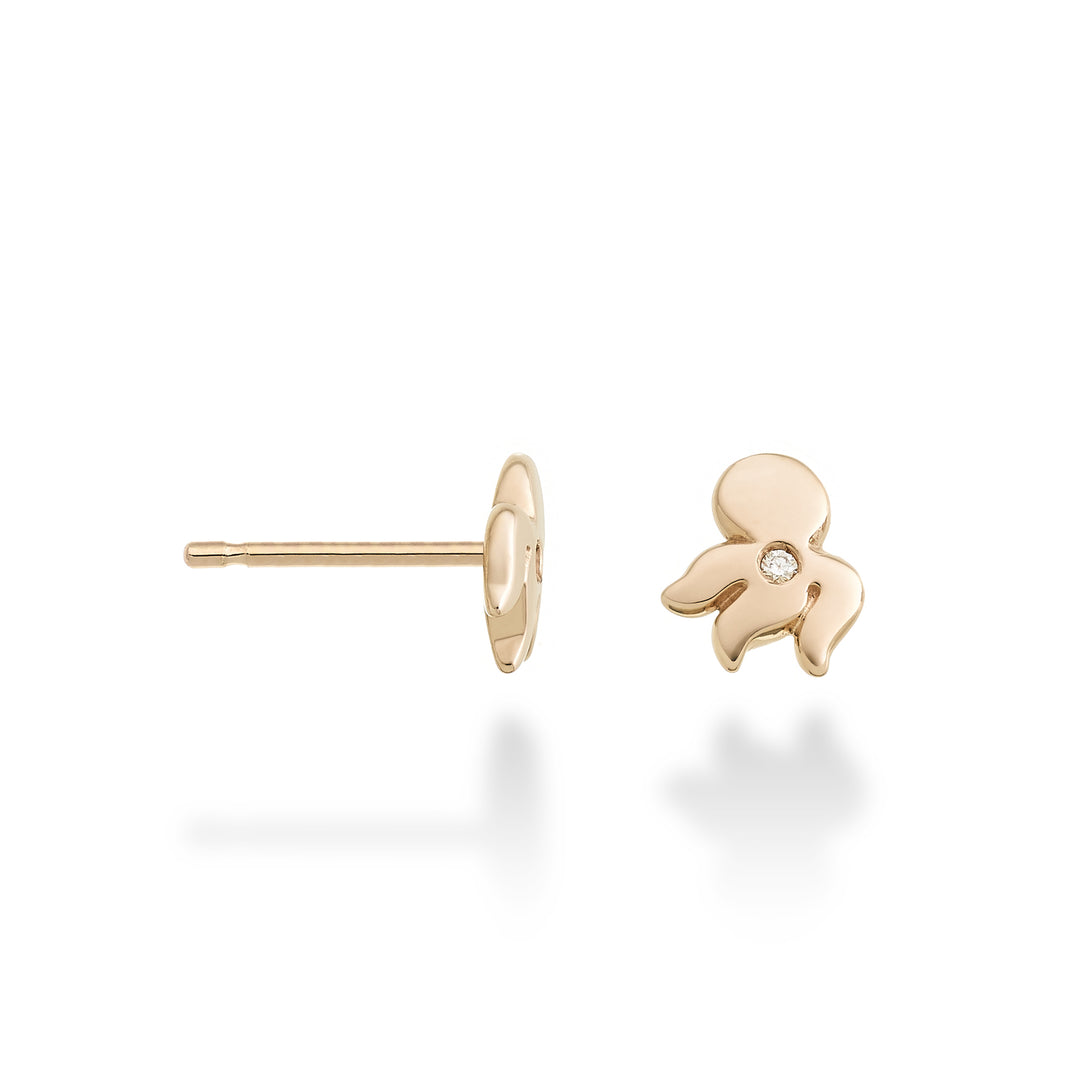 Nihama sau caracatiță de 18k aur roz de 0,02 ct NO5117O3BR002