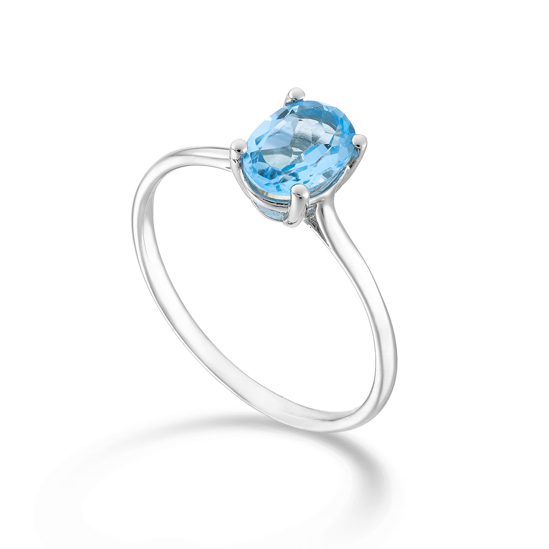 Mikiko en 18k oval schweizisk topas 7x5 ct.1,10 MA5171O4TPAZ
