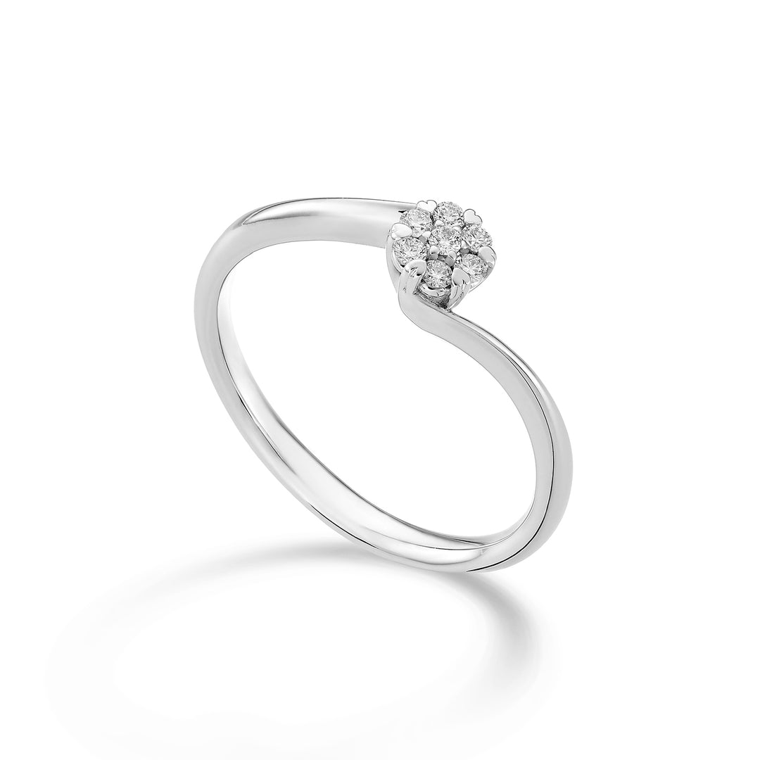 World Diamond Group Valentino multistone ring med diamanter 0,10 ct. AM002D010-23009110025