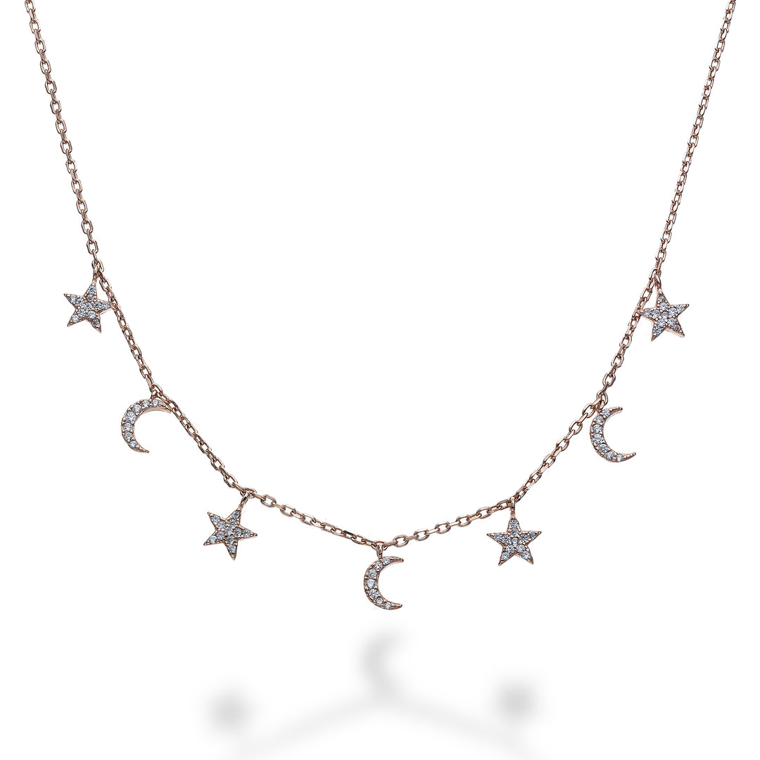 Mikiko cl ag925 hvite swarovski edelstener MD7565A3BIANCO0