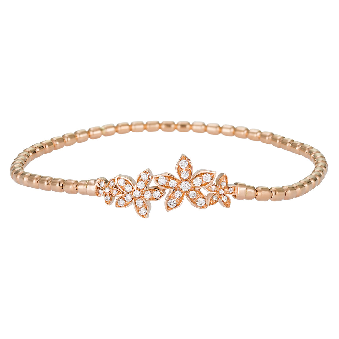 Golay anthea veerarmband met bloemen en diamanten BPV021DI4-18136110218