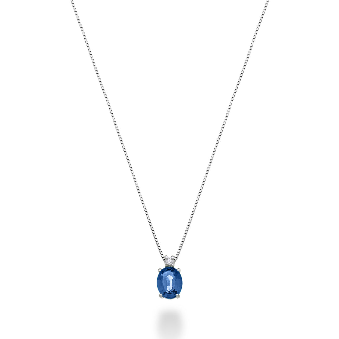 Mikiko cl 9k safira n. oval 4x3 ct.0,20 diâm. ct.0,01 MD5180R4ZFN