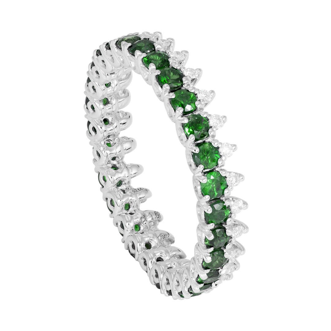 Inel Golay cu diamante si smaralde ADG015SMDI-18271110199