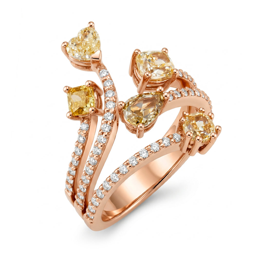 Golay fancy diamantringformede diamanter på skaftet AMP865DFYR-26114110138