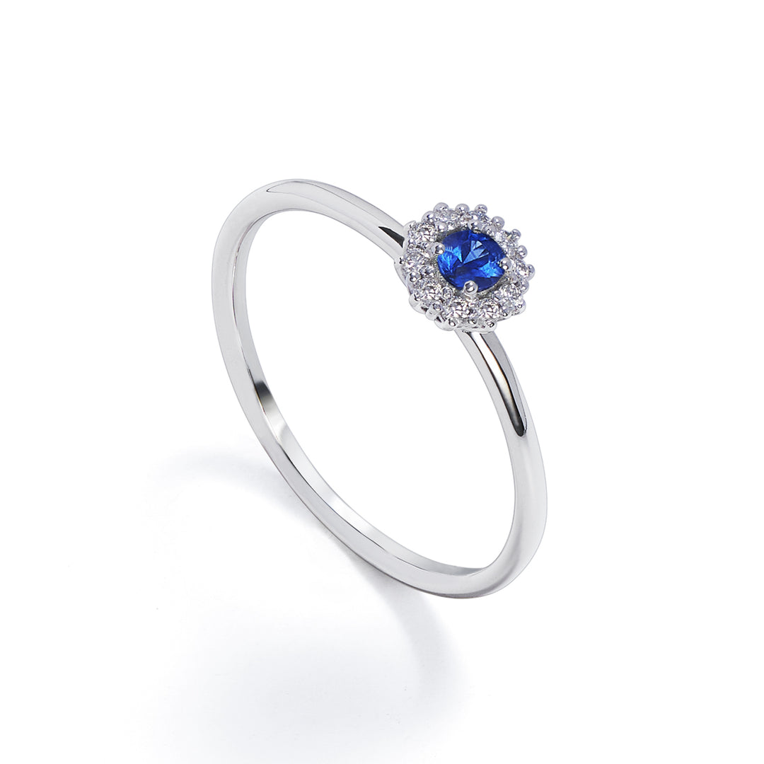 Mikiko een 18k saffier n. 0,12 ct diam. 0,07 ct maat 2 MA5140O4ZFN012