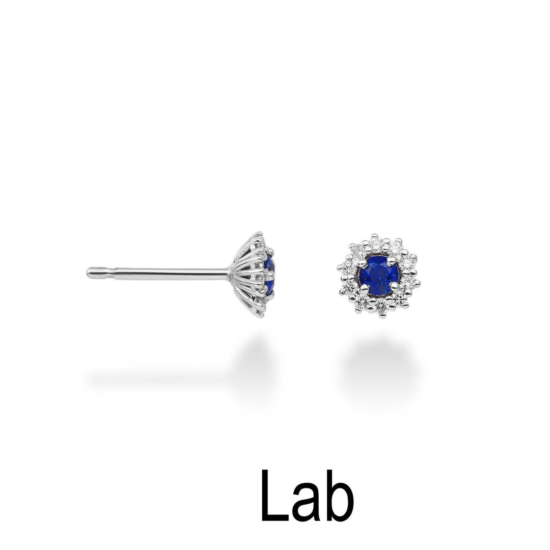 Nihama o laboratorio de zafiro de 18k ct.0,24 diám. 0,14 ct talla 2 NO5067O4ZFL024
