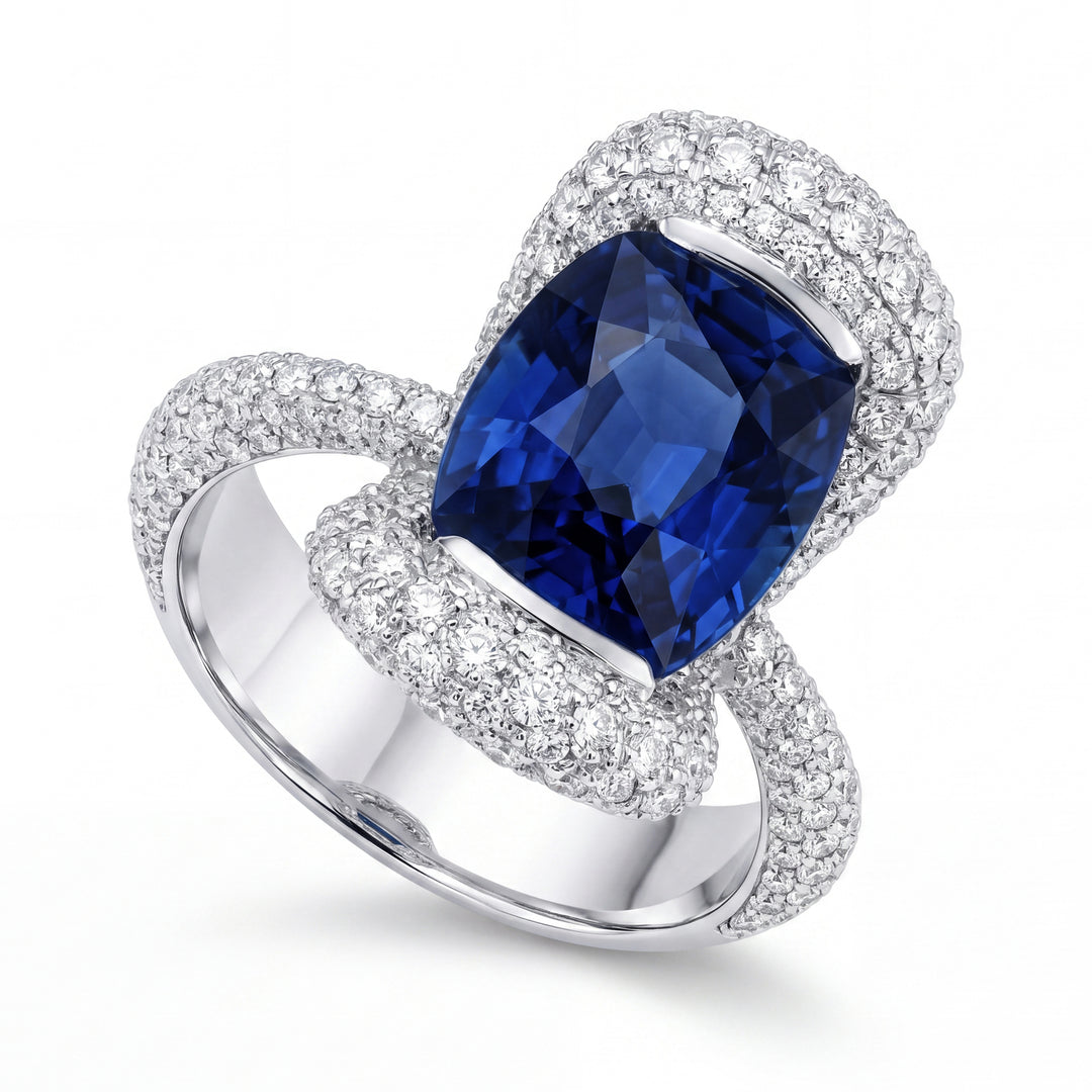 Diamant- und Saphirringe der World Diamond Group 0 ct 4,36 AB1696-16218110004