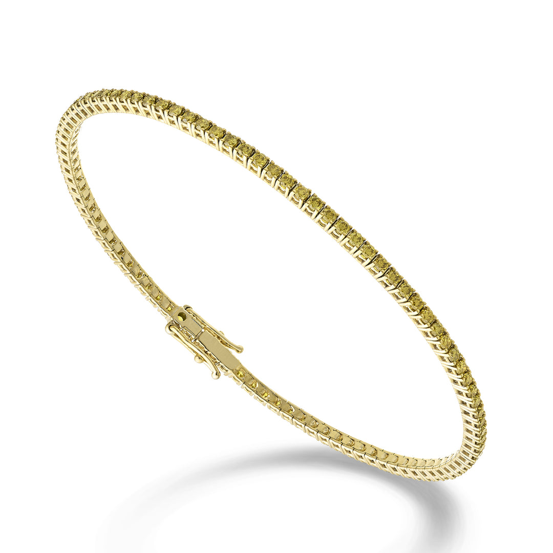 Mikiko br 9kt wire diamond fancy yellow lab g.d. ct. 1,60 εκ.17,5 γρ. 5,70 MXDBTF001R4FY