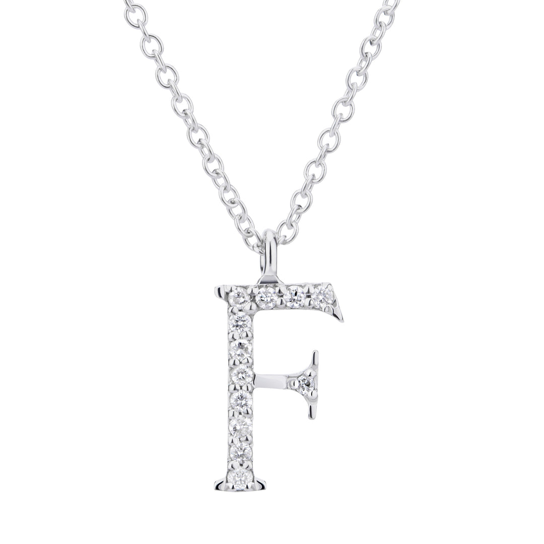 Golay cl 18k letter f big diam. 0.06 ct white gold GDGFFO4