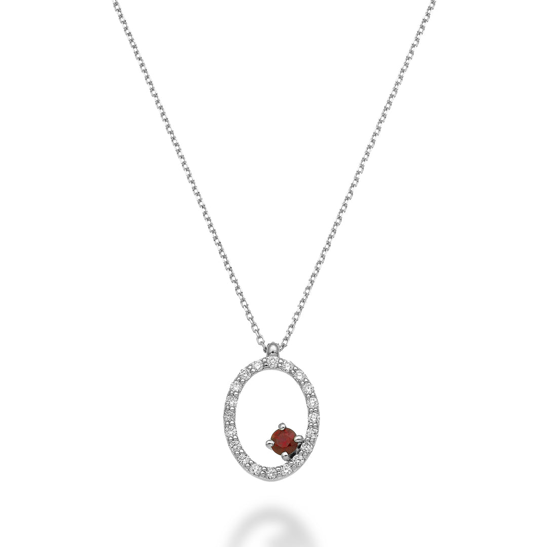World Diamond Group cl 18k "ovális" rubin n. 0,11 ct átm. ct.0,15 GD5156O4RBN026