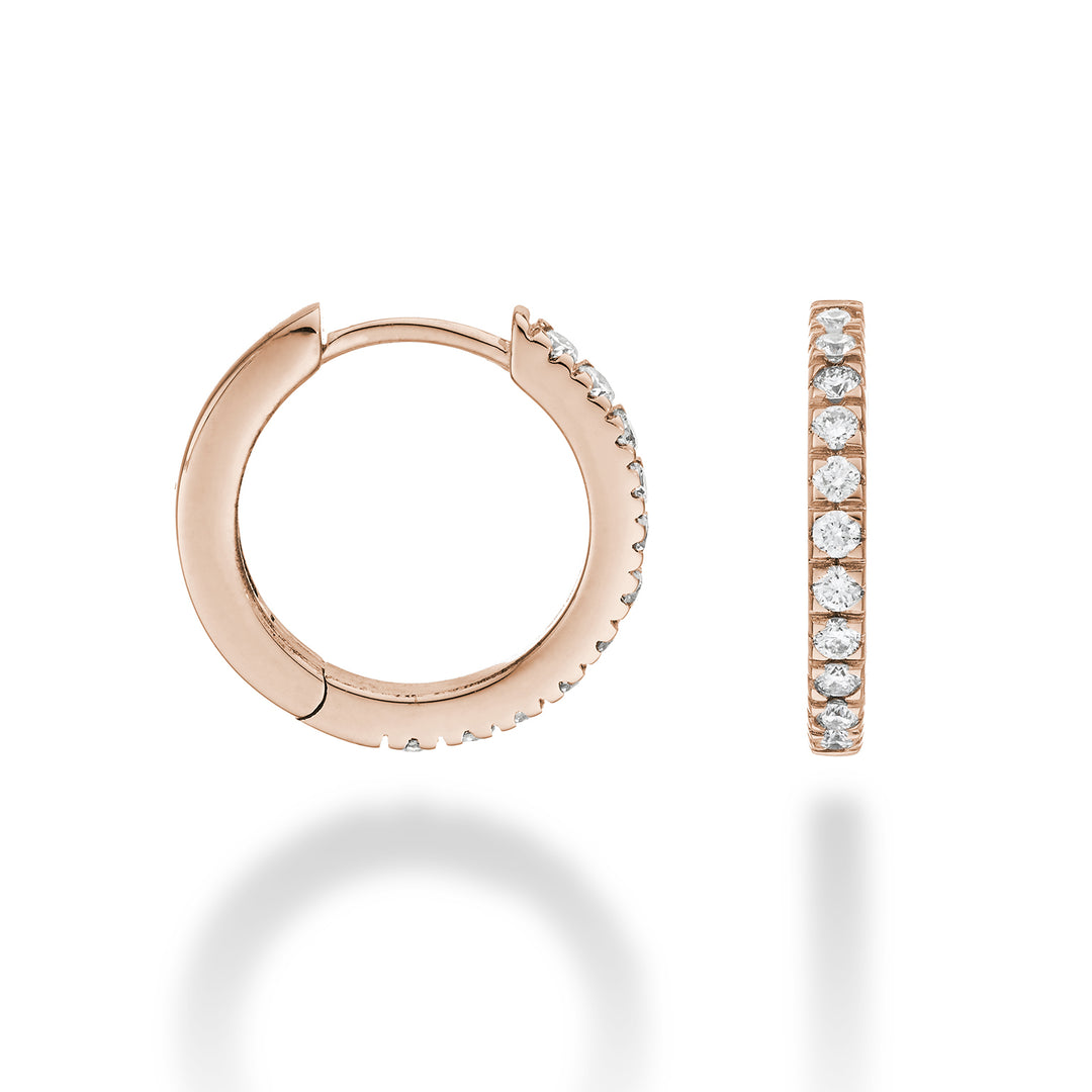 Nihama ou 18k ct.0.35 taille 4 or rose diam. est. 15 mm NO5079O3BR035-4