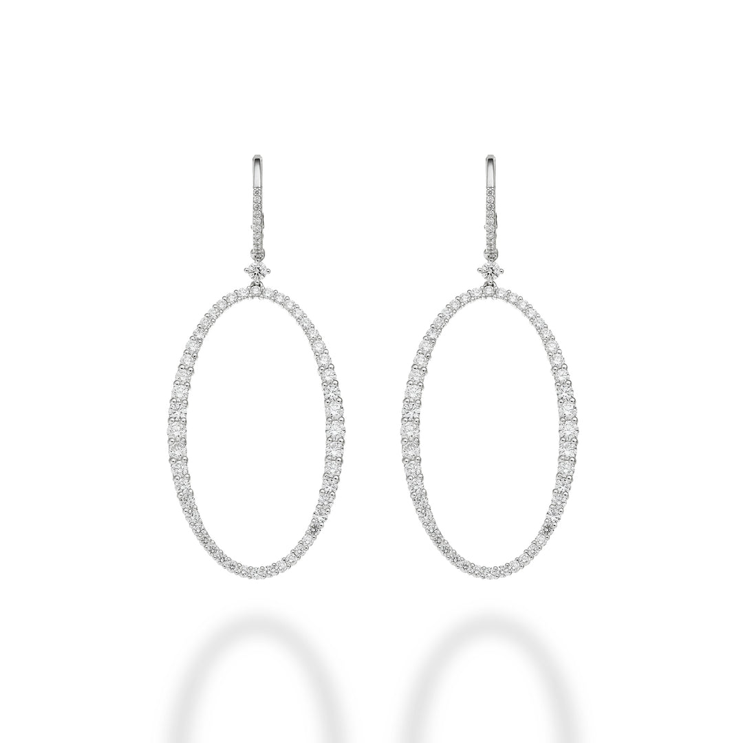 Pendientes Golay forma ovalada talla grande OFOV001DI3-22357110003