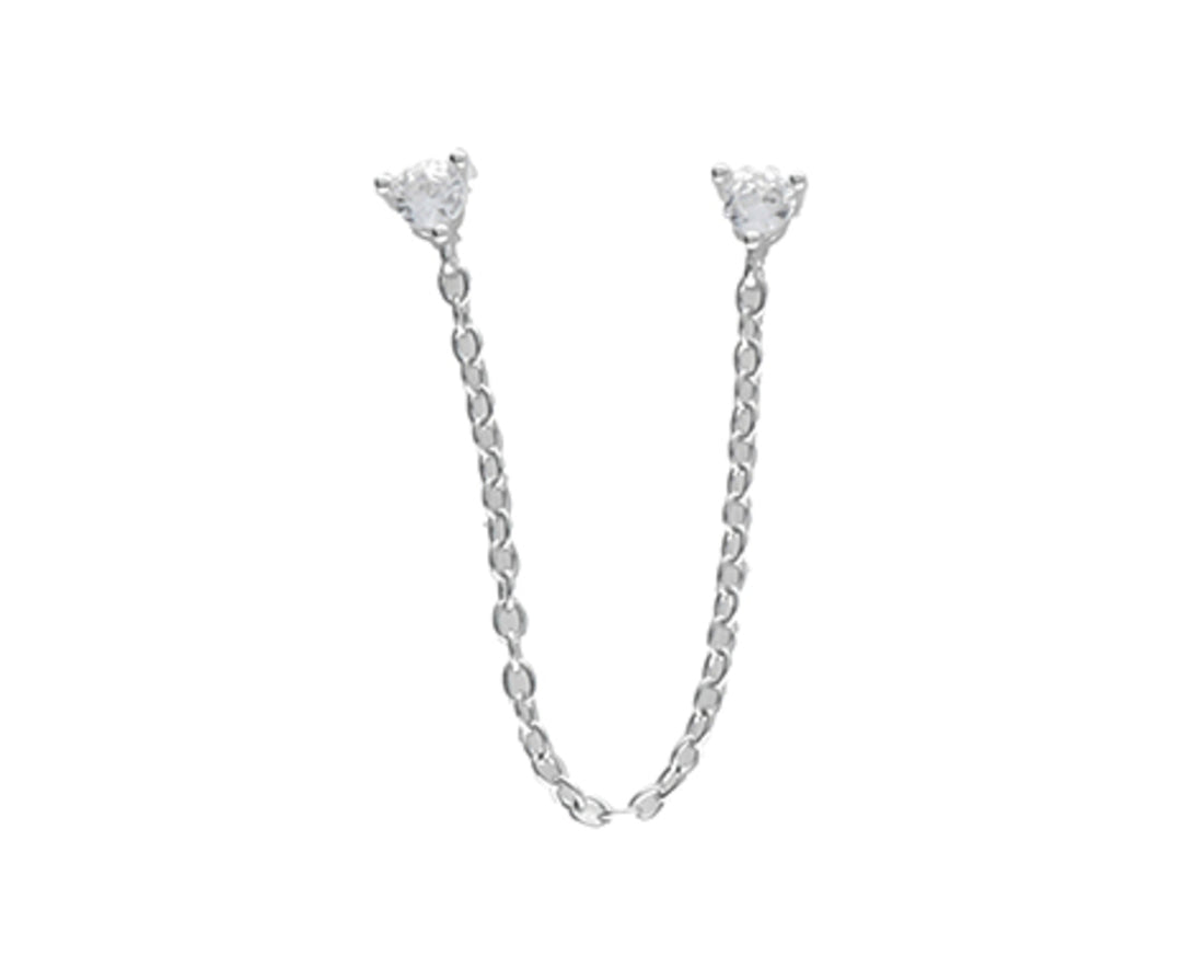 Mikiko mono vagy ag925 gem fehér swarovski MO7621A4BIANCO0