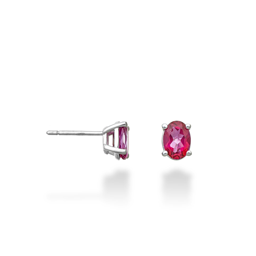 니하마 또는 18k 타원형 핑크 토파즈 7x5 ct.1,60 NO5121O4TPPK