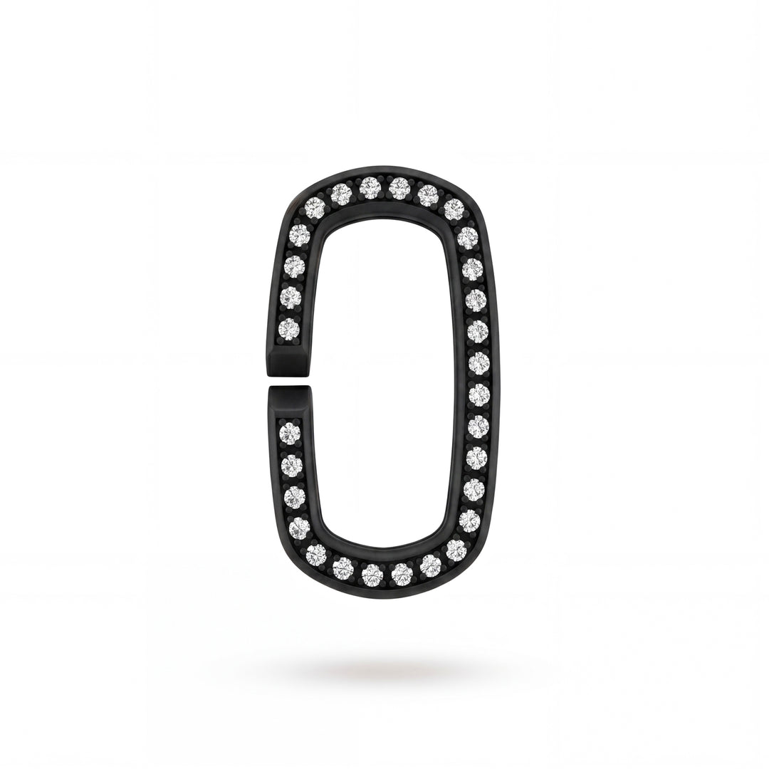 Grande bague Golay en titane sertie de diamants GMIMAGTITTBIGDI